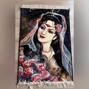 Elegant Floral Tapestry with Roses
